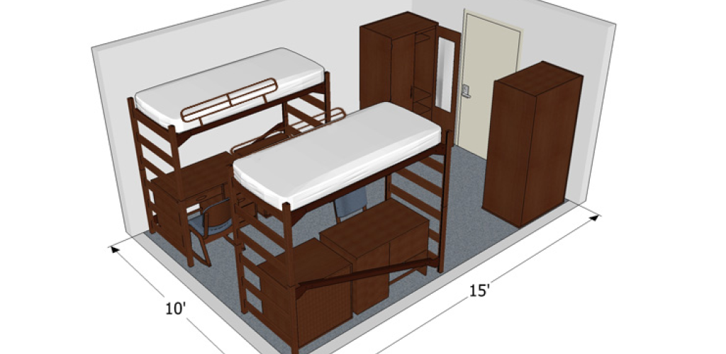 3D image layout of room