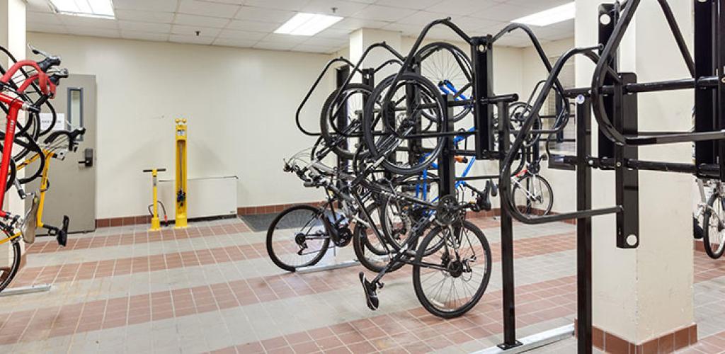 Graduate Living Center Bike Room